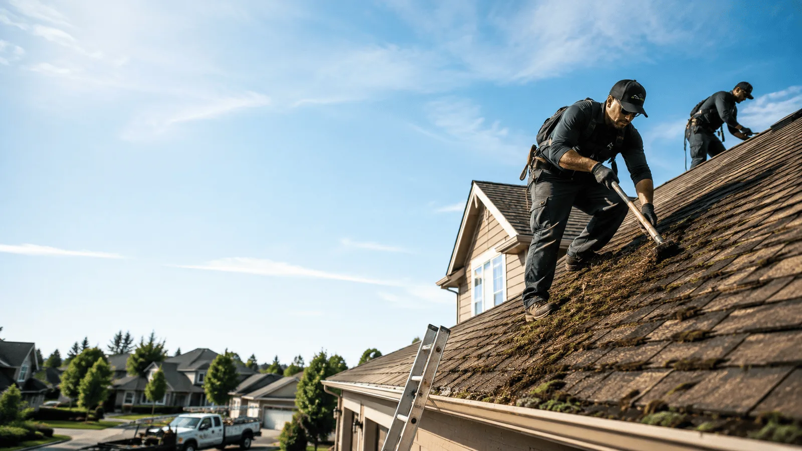 Roof Moss Removal in Rockbridge, IL near me